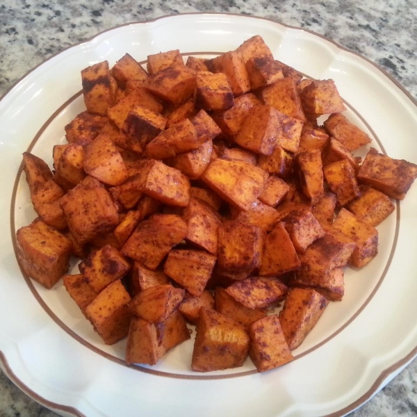 Cajun Style Baked Sweet Potato