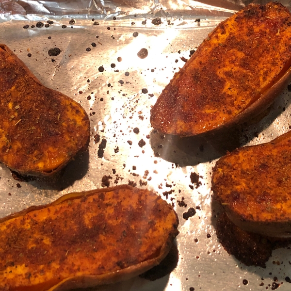 Cajun Style Baked Sweet Potato