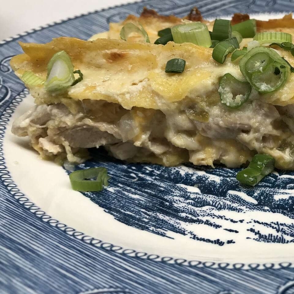 Creamy White Chicken Enchiladas