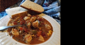 Spicy Tomato, Seafood, and Chorizo Stew