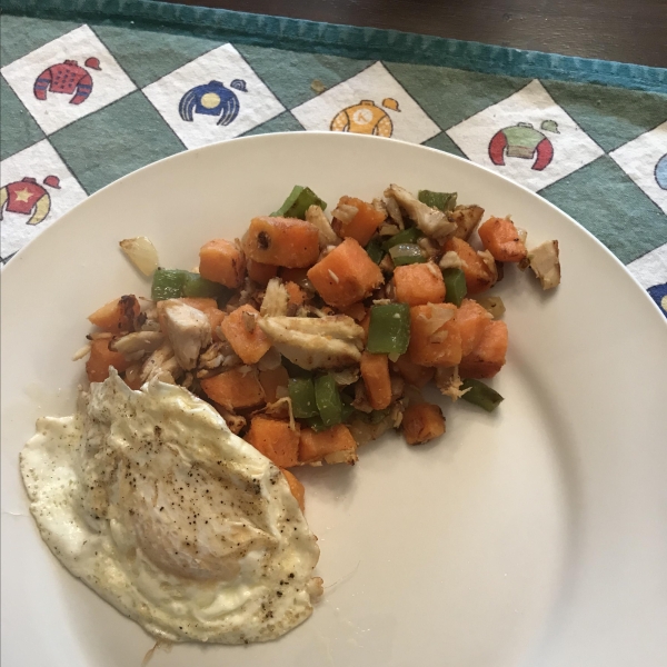 Sweet Potato Turkey Hash