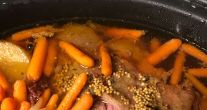 Apple and Brown Sugar Corned Beef