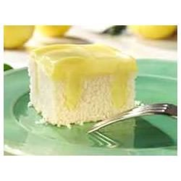 Lemon Pudding Poke Cake