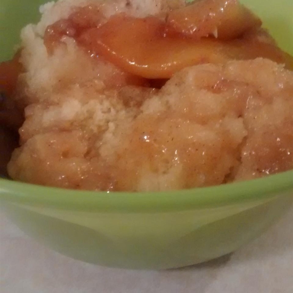 Skillet Peach Dumplings