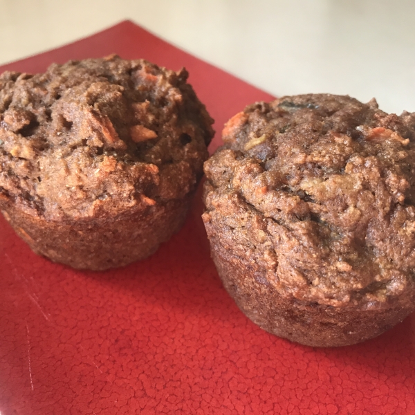 Vegan Apple Carrot Muffins