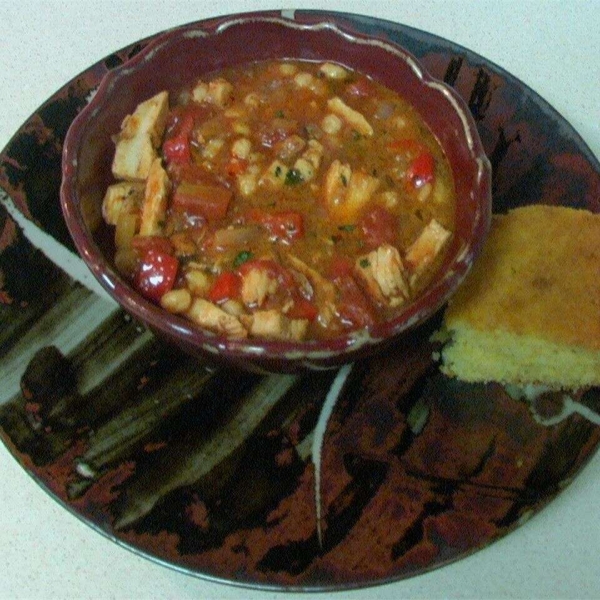 Chili-Flavored Turkey Stew With Hominy and Tomatoes
