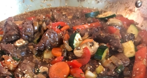 Essanaye's Sesame Beef Stir Fry