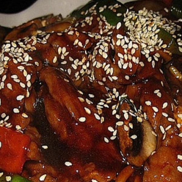 Essanaye's Sesame Beef Stir Fry