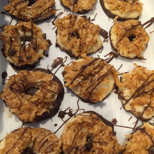 Homemade Samoa Cookies