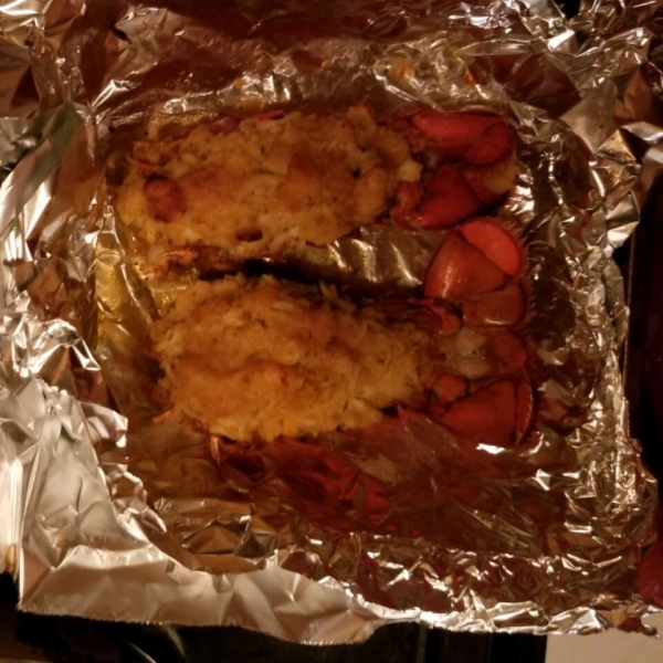 Crab-Stuffed Lobster Tail