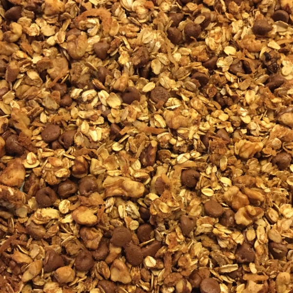Crunchy Peanut Butter, Chocolate, Coconut Granola