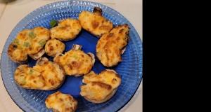 Air Fryer Stuffed Mushrooms