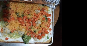Veggie Ranch Pizza