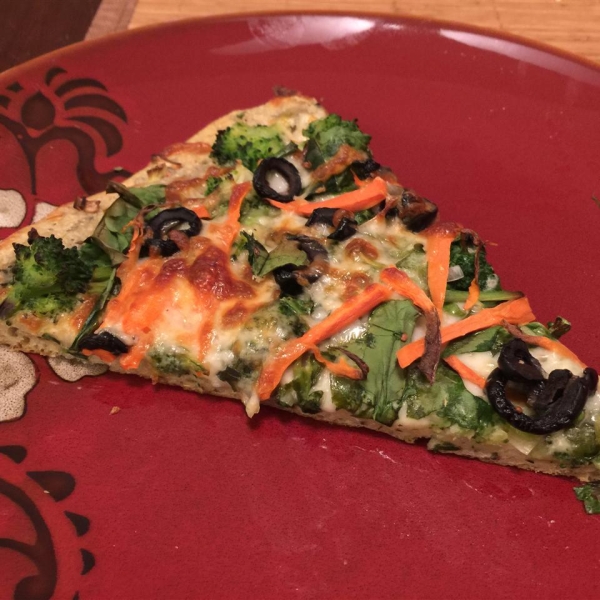 Veggie Ranch Pizza