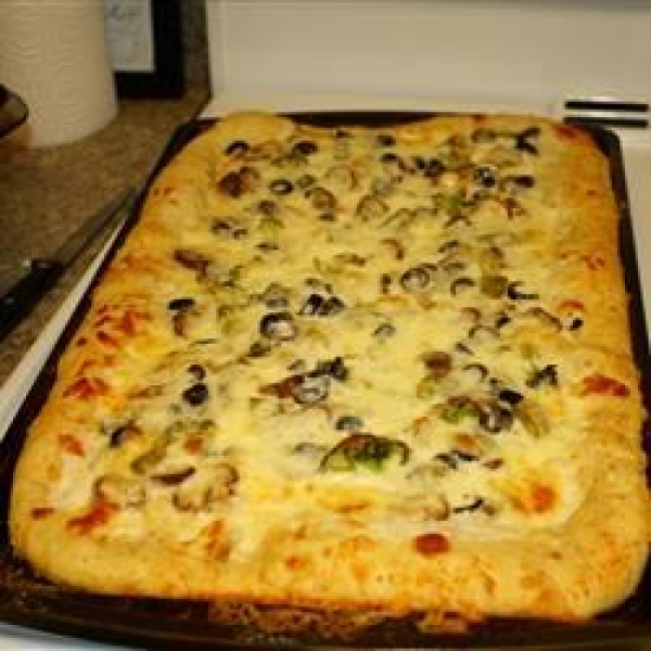 Veggie Ranch Pizza