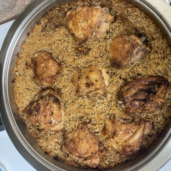 One-Pot Crispy Chicken and Rice