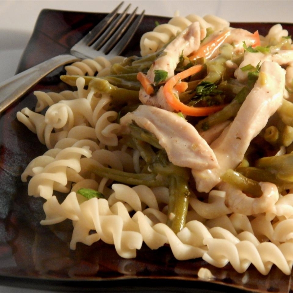 Pasta with Thai-Style Chicken