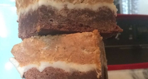 Peanut Butter Rice Krispies Brownies