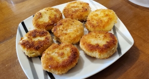 Panko Crusted Mashed Potato Cakes