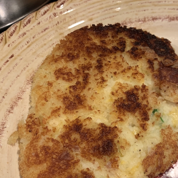Panko Crusted Mashed Potato Cakes