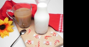 Homemade Peppermint Coffee Creamer
