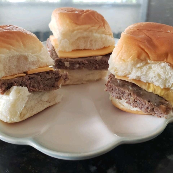Almost White Castle Hamburgers
