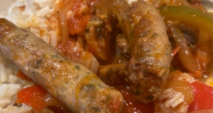 Slow Cooker Sausage and Peppers