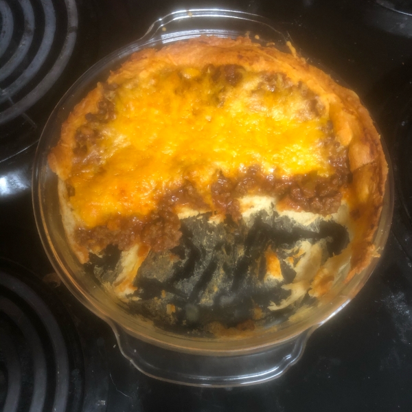 Easy Crescent Taco Bake