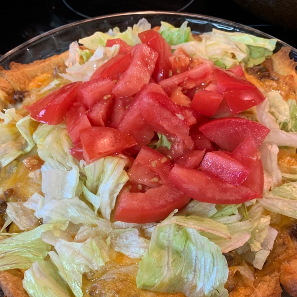 Easy Crescent Taco Bake