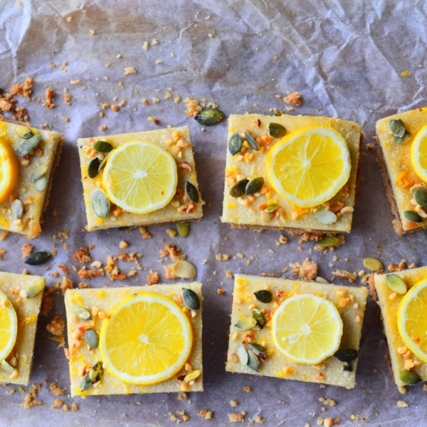 Lemon and Almond Slices