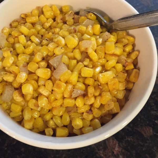 Daddy's Fried Corn and Onions