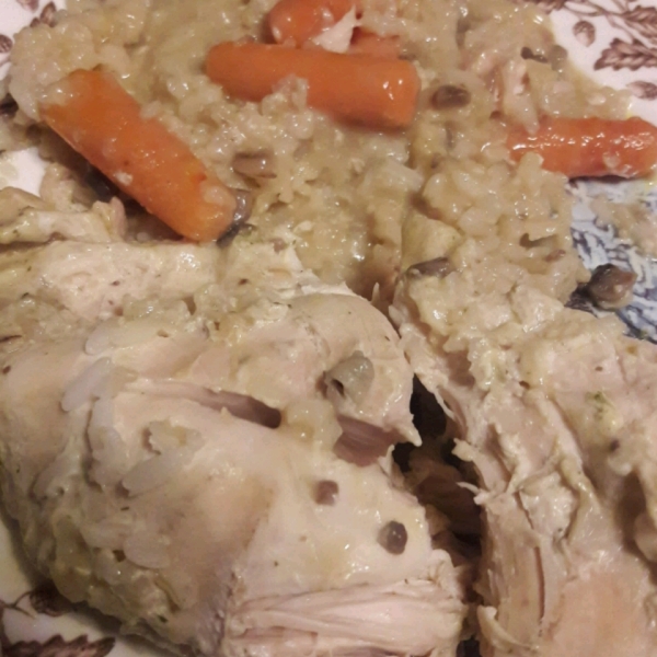 Chicken and Wild Rice Slow Cooker Dinner
