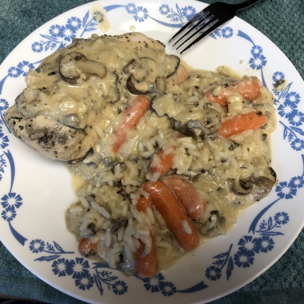 Chicken and Wild Rice Slow Cooker Dinner