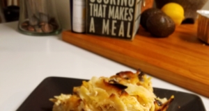 Sweet Noodle Kugel with Raisins