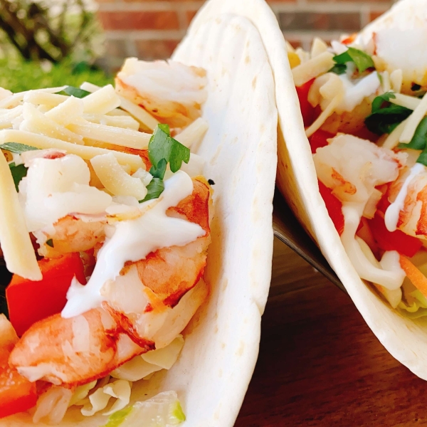 Twisted Air Fryer Shrimp Tacos