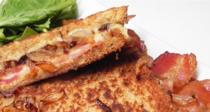 Gouda Onion Bacon (GOB) Grilled Cheese