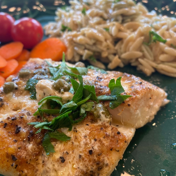 Speckled Trout in Capers and White Wine