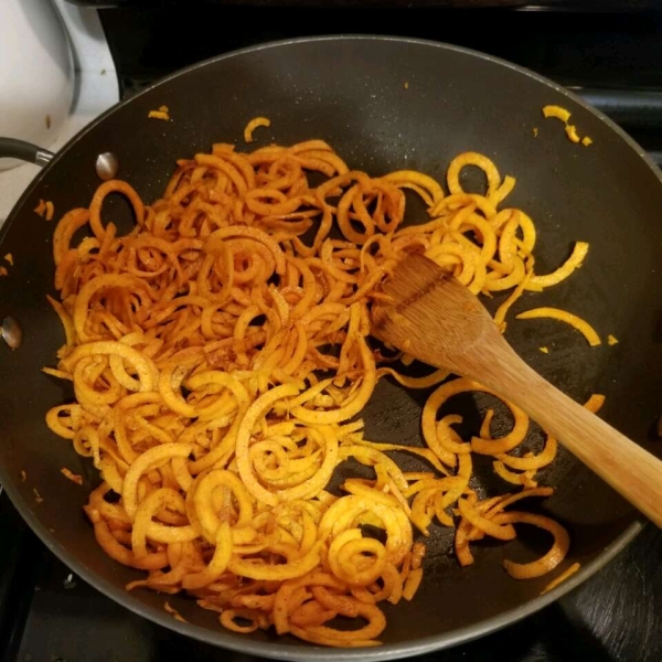 Spiralized Brown Butter Sage Sweet Potato