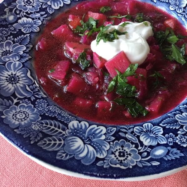 Sasha's Vegan Borscht