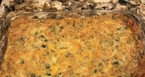 Cheesy Vegetarian Egg Bake