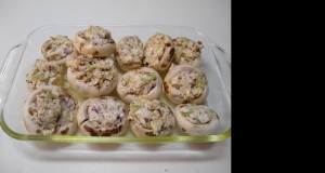 Artichoke Stuffed Mushrooms