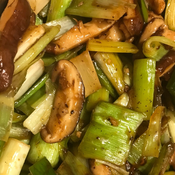 Baby Bok Choy and Shiitake Stir-Fry