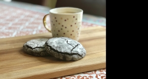 Vegan Chocolate Crinkle Cookies