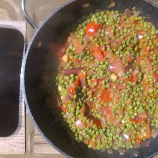Curried Peas