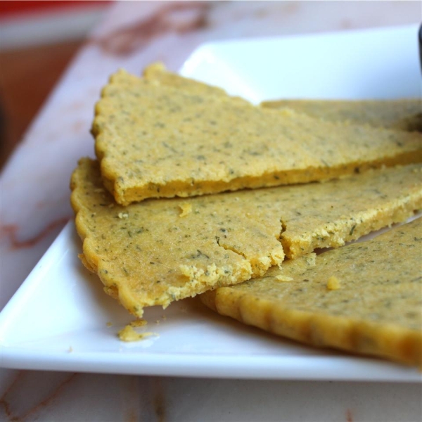 Gluten-Free Parmesan Dill Flatbread