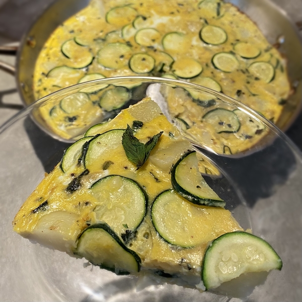 Potato and Zucchini Frittata