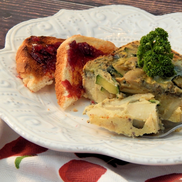 Potato and Zucchini Frittata