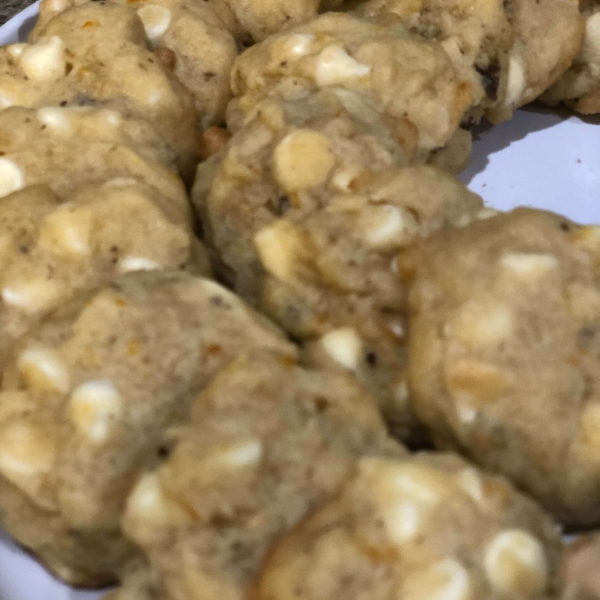White Chocolate Orange Cookies