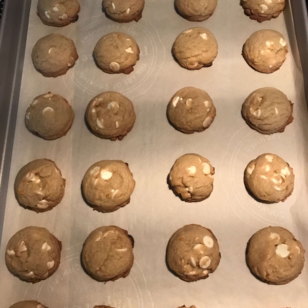 White Chocolate Orange Cookies