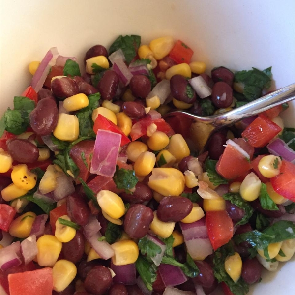 Black Bean and White Corn Salad